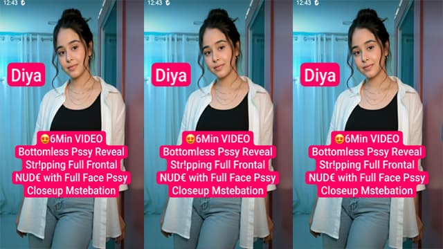 Model Diya Frontal Nude Pssy Closeup Mstrbation Leaked Porn 2026