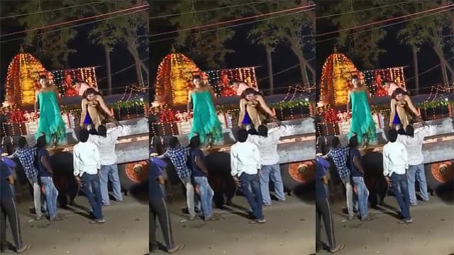 Horny Fully Naked Girl Road Dance Viral