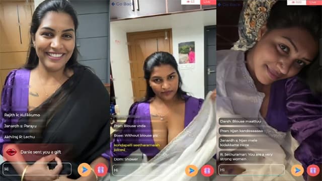 Hot Model Reshma Live Stripping Nude Show